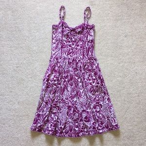 Aeropostale Purple Floral Dress